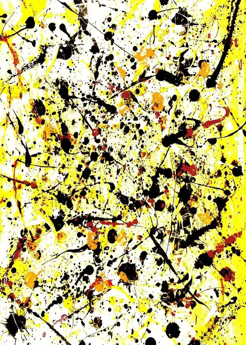 Jackson Pollock Abstract Oil Paintings on Canvas  Famous Art Prints for Living Room Wall Decor Modern Art Posters
