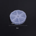 1 Pc Plastic Jewelry Box 5-28 Compartment Slot Organizer Storage Beads Container Adjustable Jewelry Storage Box Rectangle Case