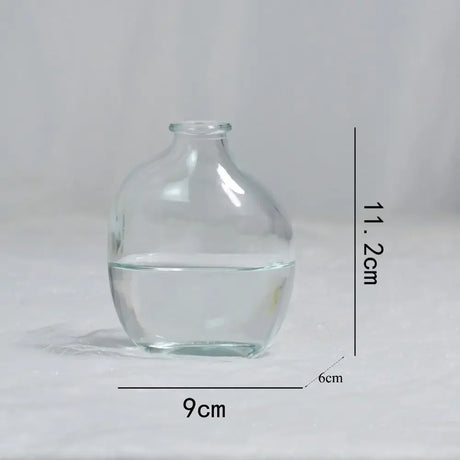 Fashion Gradient Color Glass Flower Vase Mini Irregular Hydroponic Vase Flower Arranger Vase Ornaments Home Decoration