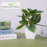 Fake Plants Bonsai Simulation Pot Green Plants Artificial Plants Table Potted Ornaments for Hotel Home Office Room Decoration