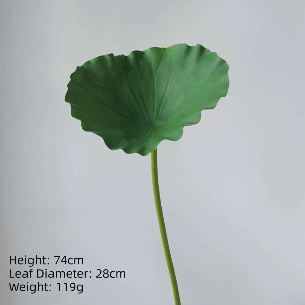1PC DIY Decoration Artificial Flower New Landscape Long Stem PU Green Plant Artificial Flower Pole Lotus Pod Artificial Lotus