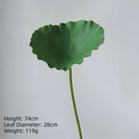 1PC DIY Decoration Artificial Flower New Landscape Long Stem PU Green Plant Artificial Flower Pole Lotus Pod Artificial Lotus