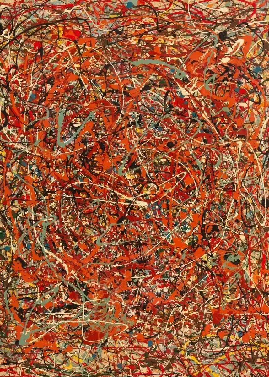 Jackson Pollock Abstract Oil Paintings on Canvas  Famous Art Prints for Living Room Wall Decor Modern Art Posters