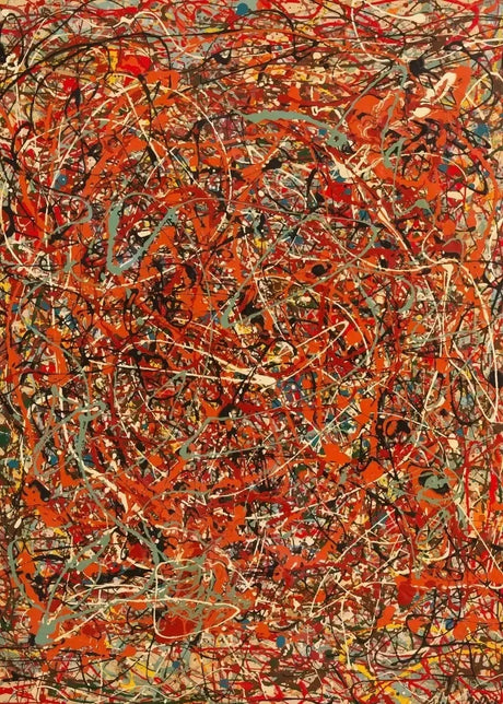 Jackson Pollock Abstract Oil Paintings on Canvas  Famous Art Prints for Living Room Wall Decor Modern Art Posters
