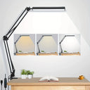LED Desk Lamp for Home,Reading,Adjustable Eye-Caring Desk Light with Clamp, 3 Color Modes,10 Brightness Table Lamps