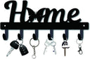 Decorative Metal Key Holder Wall Mounted Key Hooks Hanging Artwork Storage Rack Home Iron Art