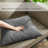 1pc Outdoor Waterproof Throw Pillow Covers Decorative Square Cushion Case Patio Pillows for Couch Room Decor