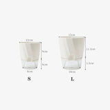 Lazy Hydroponic Flower Pot Automatic Water-Absorbing Flowerpot Transparent Double Layer Plastic Self Watering Planter Office