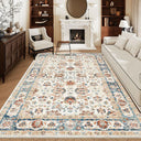 Retro Carpet for Living Room Persian Boho Decor for Room Balcony Rug Large Luxury Bed Room Decoration Home Mats Bedside
