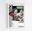 MF Doom Comic Album Poster Aesthetic Rapper Hip Hop Rock Music Band MM Food Mask Canvas For Wall Art Room Decor Home Decoration