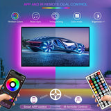 RGB Led Strip Lights 5m 10m 20m 30m Led Room Light with APP Control Flexible Ribbon Luces Led Tape for Room Bedroom Decoration