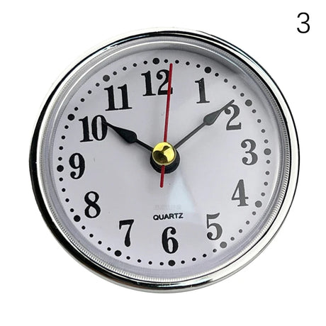 Classic Clock Craft Quartz Movement Dia.65mm Round Clocks Insert Roman Number Little Clock Arabic Numbers Wall Decor