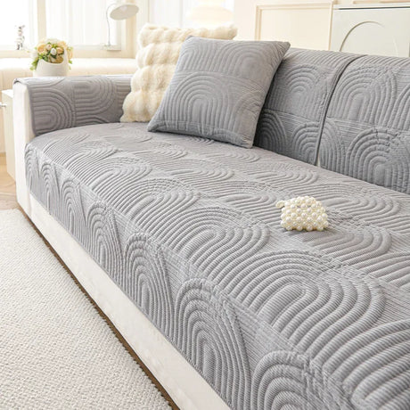 New Cream Corduroy Sofa Cushion  Four Seasons Hot Selling Seat Cushion Non-slip Leather Sofa Cover Cloth Towel for Living Room