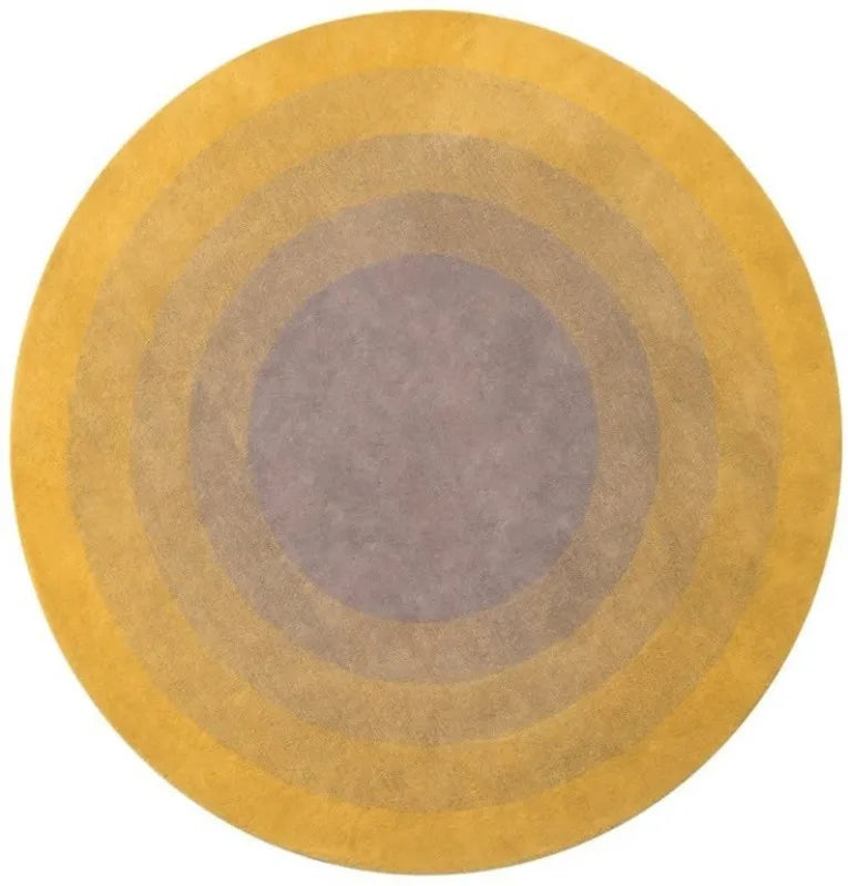 Geometric Rainbow Arcs Pattern Boho Chic Style Area Rug For Entryway Or Bedroom Decor