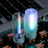 USB Ambient Mood Light, Touch Control Dimmable for Bedroom or Car, Soothing Multi-Color Nightlight & Perfect Gift Idea