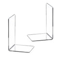 1pc Acrylic Bookends Stand Bookshelf Desktop Decorative Storage Rack