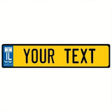 Personalized Metal Sign - Suitable for Offices, Workplaces & Homes, Custom Text, Ideal for Outdoor Decor.