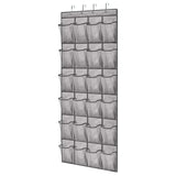 Wall Mount Door Hanging Shoe Organizer 24 Pocket Storage Rack For Sundries