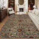 Retro Carpet for Living Room Persian Boho Decor for Room Balcony Rug Large Luxury Bed Room Decoration Home Mats Bedside