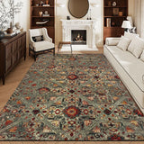Retro Carpet for Living Room Persian Boho Decor for Room Balcony Rug Large Luxury Bed Room Decoration Home Mats Bedside