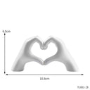 Resin Love Gesture Sculpture Desktop Decoration Sculpture Doll Nordic Light Luxury Crafts Office Home Decoration