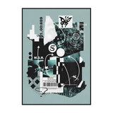1pc Canvas painting  Vintage Abstract Classic Canvas Poster Retro Extreme Art Canvas Painting Print Wall Art Picture for Living