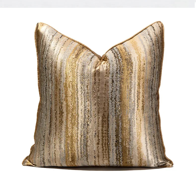 40 Style High Grade Cushion Cover 30x50/45x45/50x50CM Light Luxury Jacquard Pillowcase Champagne Blue Home Hotel Bed Sofa Decor