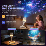 Ausyle Galaxy Star Projector USB Jellyfish Starry Sky Universe LED Night Light Lamp Home Bedroom Room Decoration Atmosphere Ligh