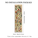 Floral & Plants Chart Vertical Tapestry Mushrooms Wall Hanging Reference Illustrative Botanical Art Tapestry Flowers Home Decor