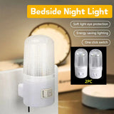 1/2PCS LED Night Light US/EU Plug Energy Saving Room Lamp Living Room Bedroom Corridor Home Lighting Bedside Indoor Night Lights