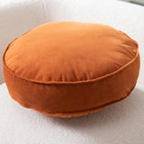 Nordic Minimalist Style Soft Round Cushion With Fillings Stuffed Floor Seat Mat Velvet Meditation Cushion Futon Throw Pillow