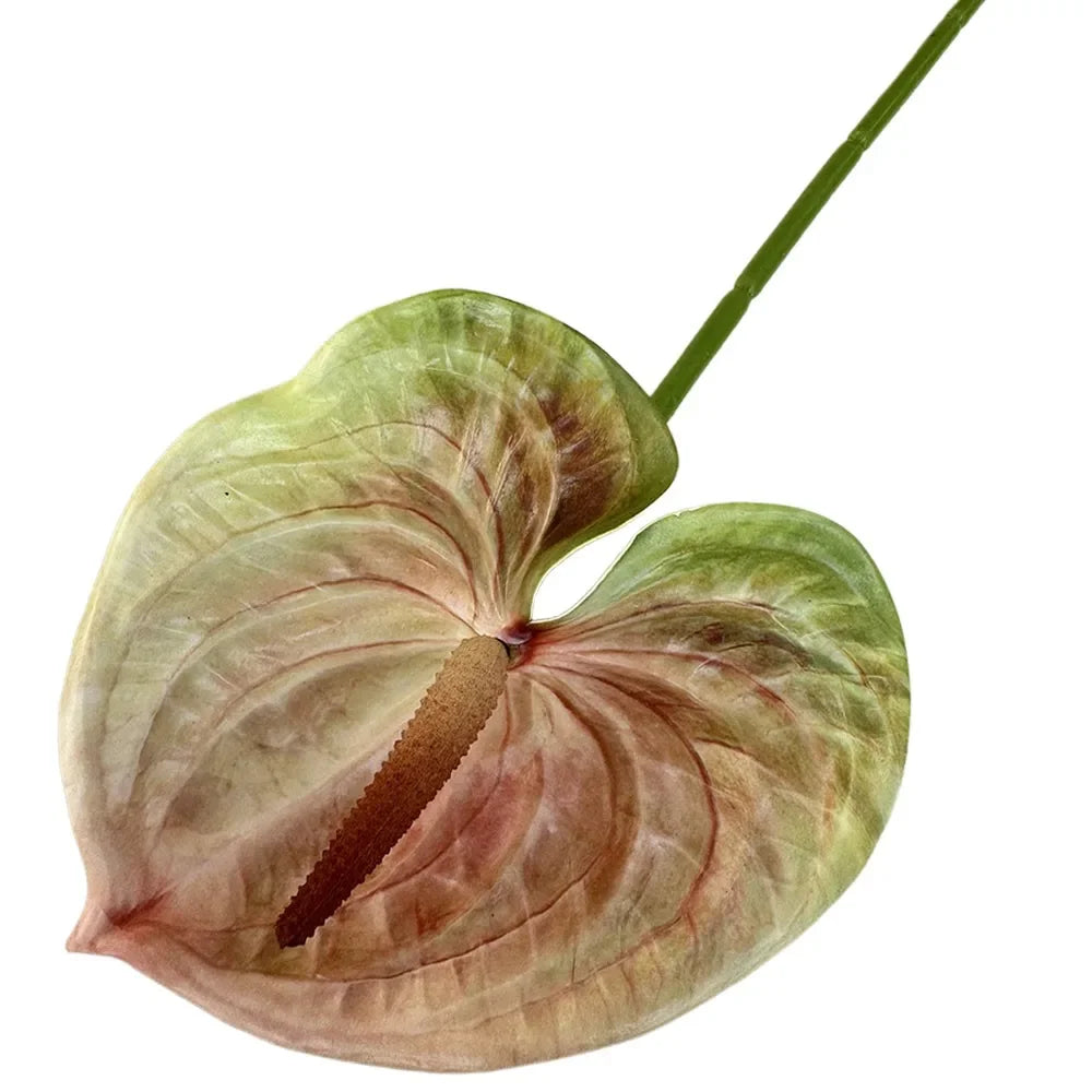 1PC DIY Decoration Artificial Flower New Landscape Long Stem PU Green Plant Artificial Flower Pole Lotus Pod Artificial Lotus