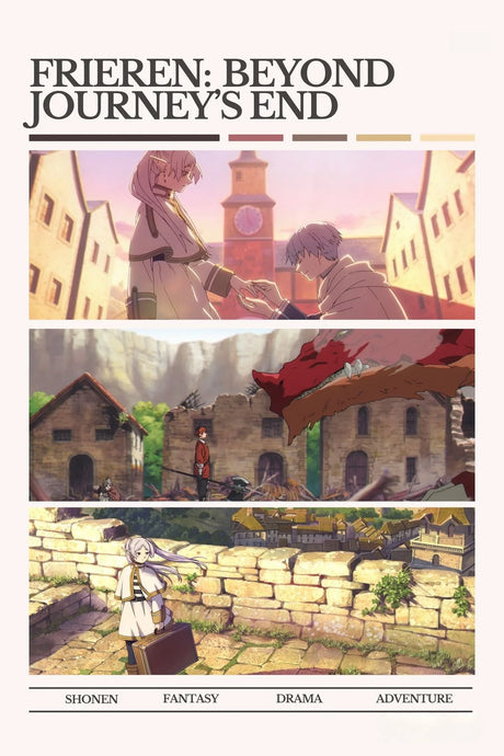 Frieren: Beyond Journey's End Poster Prints For Bedroom Living Room Sôsô no Furîren Anime Canvas Painting Wall Art Home Decor