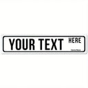 Personalized Metal Sign - Suitable for Offices, Workplaces & Homes, Custom Text, Ideal for Outdoor Decor.