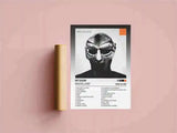 MF Doom Comic Album Poster Aesthetic Rapper Hip Hop Rock Music Band MM Food Mask Canvas For Wall Art Room Decor Home Decoration