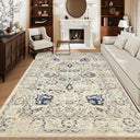 Retro Carpet for Living Room Persian Boho Decor for Room Balcony Rug Large Luxury Bed Room Decoration Home Mats Bedside