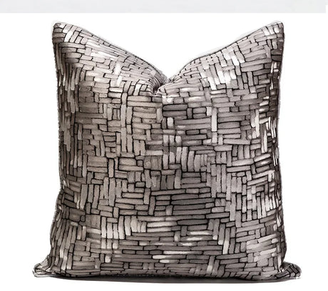 40 Style High Grade Cushion Cover 30x50/45x45/50x50CM Light Luxury Jacquard Pillowcase Champagne Blue Home Hotel Bed Sofa Decor