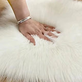 30x40cm Small Size Heart Shaped Fluffy Rug Shaggy Faux Wool Carpet Sofa Cushion Living Room Bedroom Decorative Floor Mats