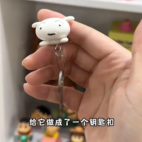 Anime Crayon Shin Chanss Keychain Key Holder House Wall Couple Hanger Home Decoration Kawaii Cartoon Creative Keyring Gifts