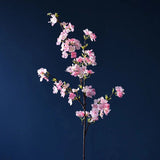 Artificial Cherry Blossom Branches, Silk-Like Plastic Flowers for Wedding Arch, Party & Home Decoration