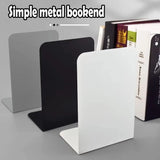 1/2Pcs L-Shaped Simple Bookend Thickened Decorative Desk Bookshelf with Anti-slip Design Plastic Book Stoppers Holders