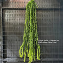 1PC Artificial Hanging Green Plants Fake Rattan Wall Hanging Plastic Vine for Home Garden Restaurant Decoration Soft Landscaping