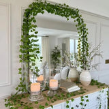 24 PCS Total 19m/755inch Ivy Garland for Home Living Room Wall Decoration Artificial Greenery Vine for Wedding Party Decor