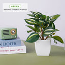 Fake Plants Bonsai Simulation Pot Green Plants Artificial Plants Table Potted Ornaments for Hotel Home Office Room Decoration