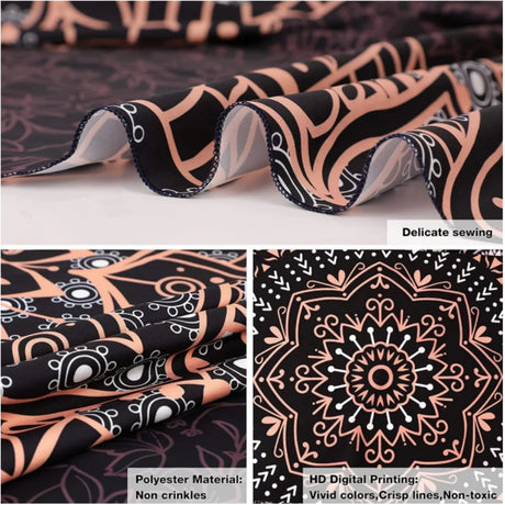 VIKAMA Bohemian Style Black Cat Tapestry Personalized Bedroom Background Warm Bedhead Decoration Room Wall Decoration