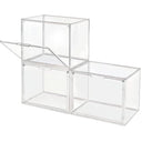1pc/3pcs Clear Display Case Large Capacity Storage Box Acrylic Organizer Bins For Figures Blind Box Makeup Toy Showcase HangBag