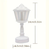 Geometric Flower Bud Button Battery LED Table Lamps Desk Night For Bedroom Dining Touch Night Light Simple Modern Decoration