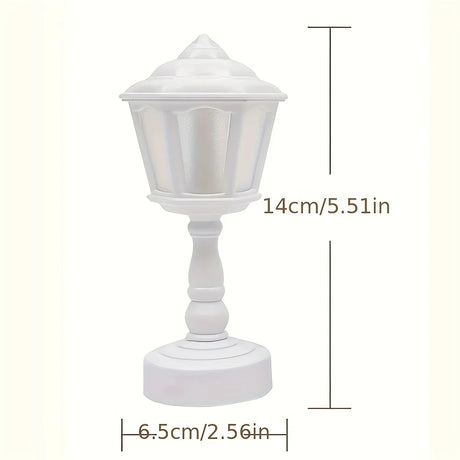 Geometric Flower Bud Button Battery LED Table Lamps Desk Night For Bedroom Dining Touch Night Light Simple Modern Decoration