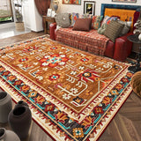 Carpet for Living Room Retro Bohemian Floral Abstract Large Area Rug Home Decoration Pastoral Ethnic Style Bedroom Mat ковер