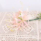 Luxury Long Branch Higan Flower Silk Weathered Orchid Flower Artificial Wedding Christmas Home Garden Decoration Arrangement